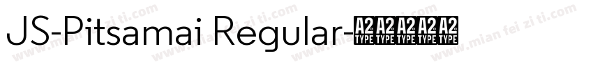 JS-Pitsamai Regular字体转换